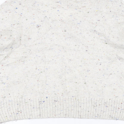 Womens UK Size 14 NEXT White Pullover Jumper