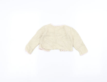 John Lewis Baby Brown   Jacket Coatigan Size 12-18 Months