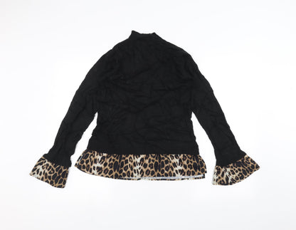 Lipsy Womens Black   Basic T-Shirt Size 10