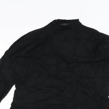 Lipsy Womens Black   Basic T-Shirt Size 10