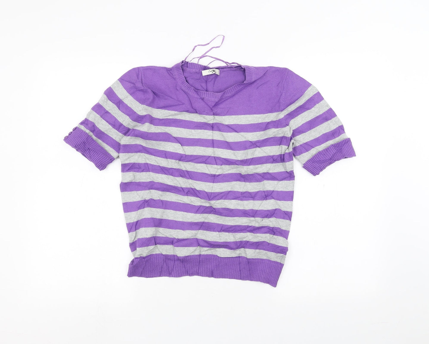 Womens UK Size 14 Preworn Purple Basic T-Shirt