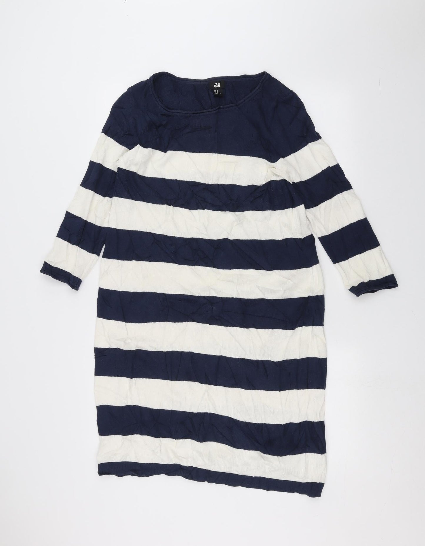 Womens UK Size M H&M White Pullover Jumper
