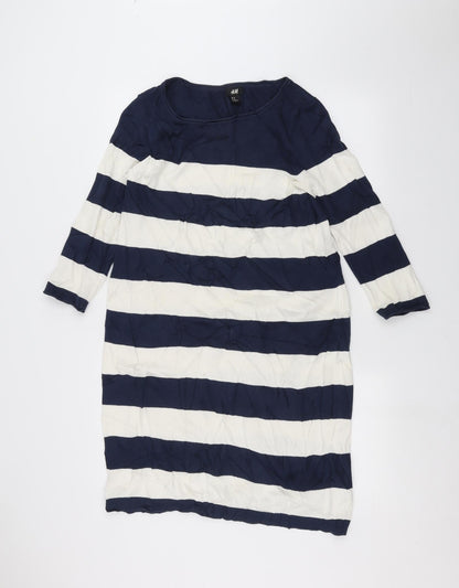 Womens UK Size M H&M White Pullover Jumper