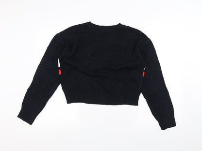 Womens UK Size XS H&M Blue Pullover Jumper