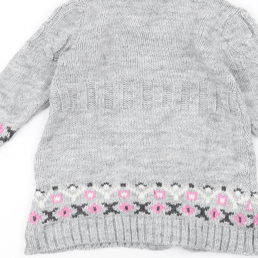 small world Girls Grey   Jacket Coatigan Size 3 Years