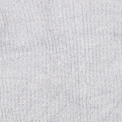 TU Womens Blue  Knit Jacket Coatigan Size 16