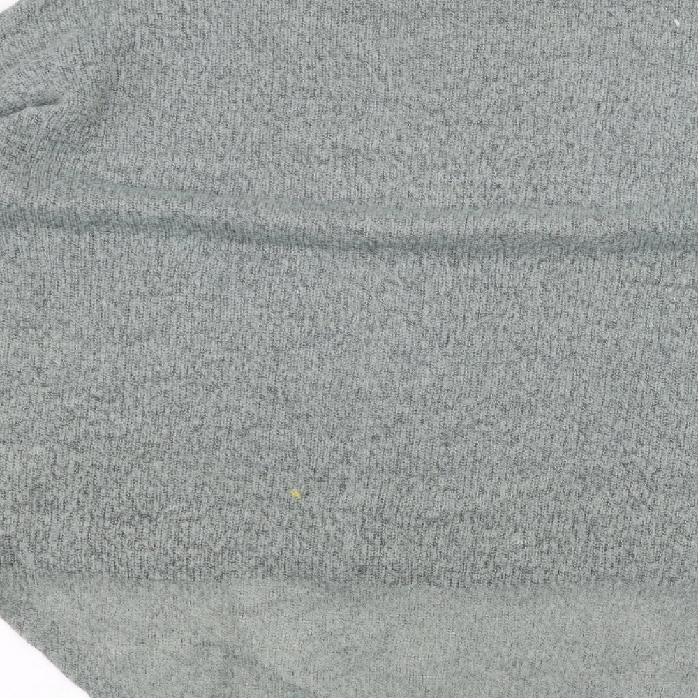 Womens UK Size S Light before Dark Green Basic T-Shirt