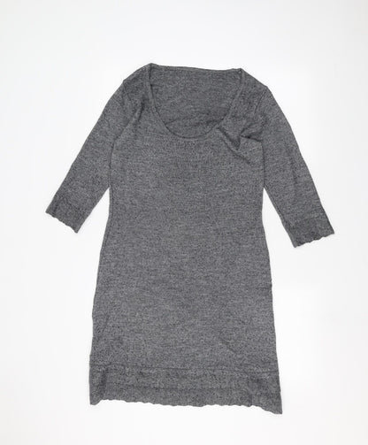 Womens UK Size 12 Per Una Grey Pullover Jumper