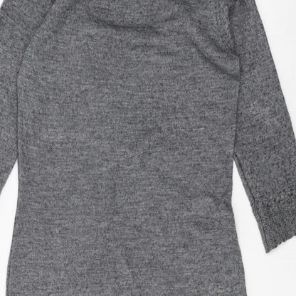 Womens UK Size 12 Per Una Grey Pullover Jumper
