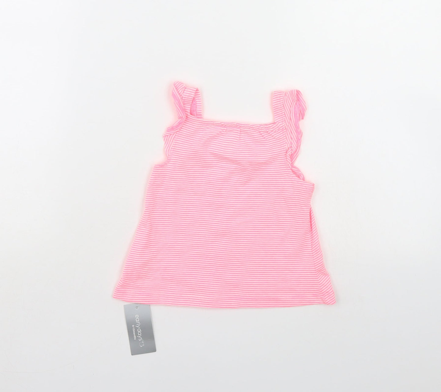 Early Days Boys Pink Striped  A-Line  Size 0-3 Months