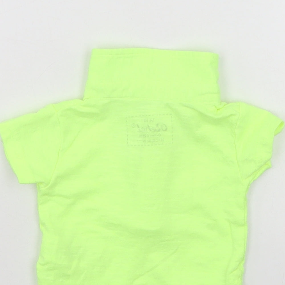 Mini Rebel Boys Green   Basic Polo Size 0-3 Months