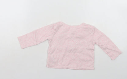 Primark Girls Pink   Pullover Jumper Size 9-12 Months