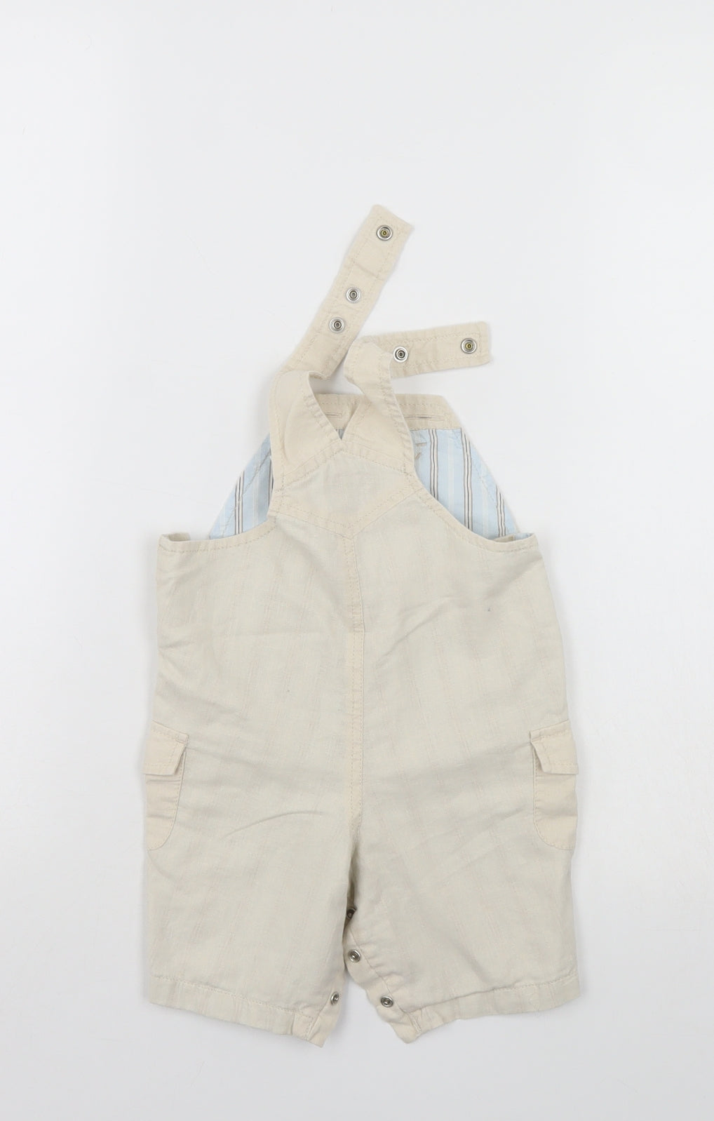 Baby Gap Baby Ivory   Dungaree One-Piece Size 0-3 Months