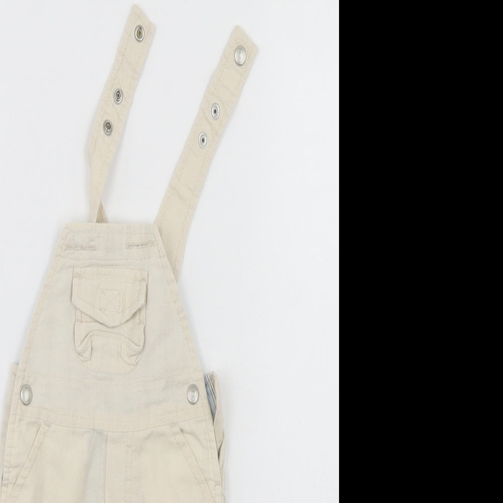 Baby Gap Baby Ivory   Dungaree One-Piece Size 0-3 Months