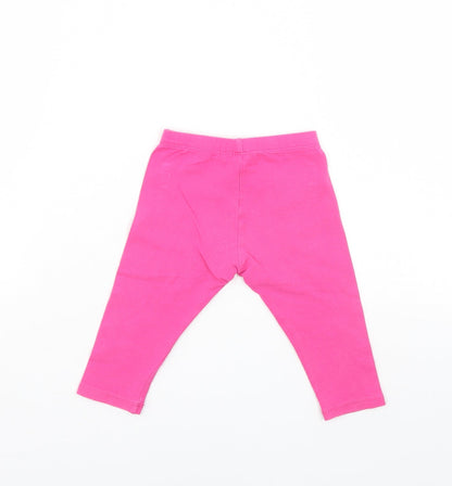 Mini Club Girls Pink   Sweatpants Leggings Size 9-12 Months