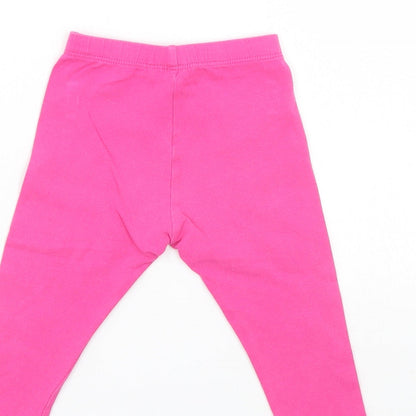 Mini Club Girls Pink   Sweatpants Leggings Size 9-12 Months