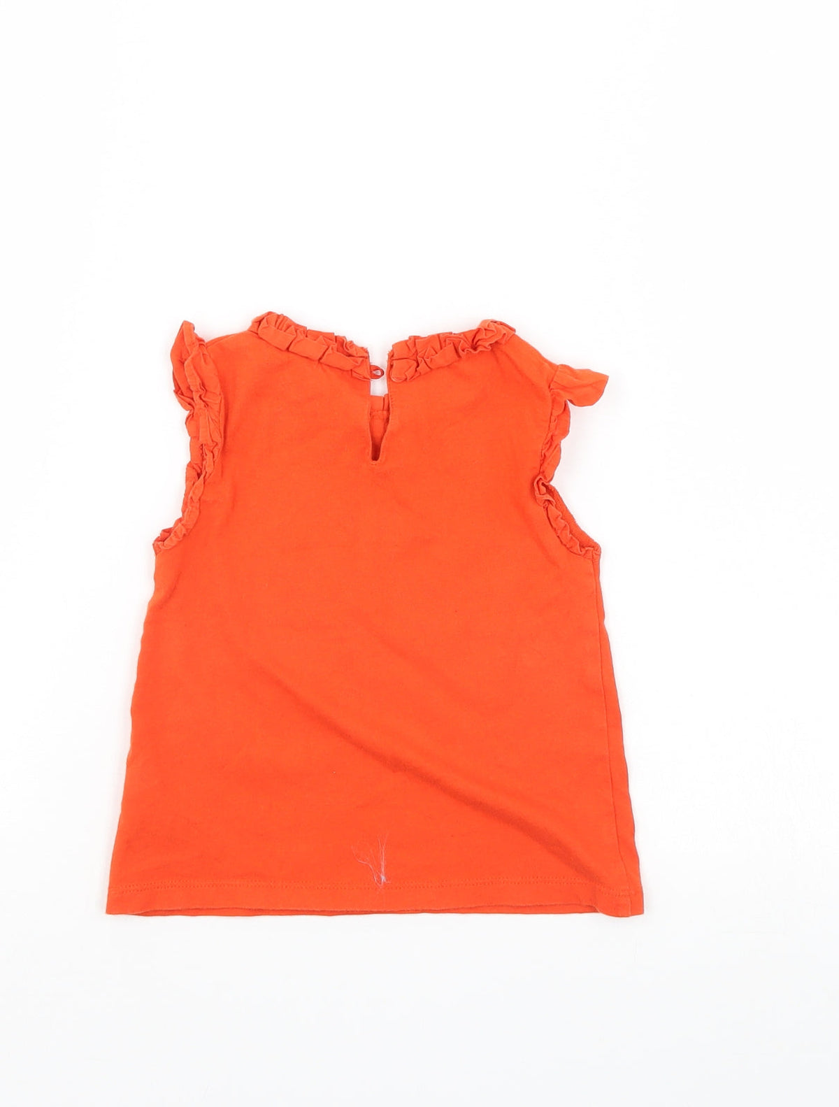 Back view of Next girls’ orange basic t-shirt, size 12-18, months