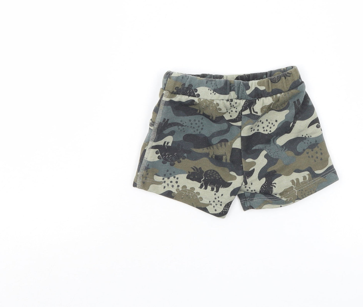 Fred & Flo Boys Multicoloured Camouflage  Cropped Trousers Size 3-6 Months
