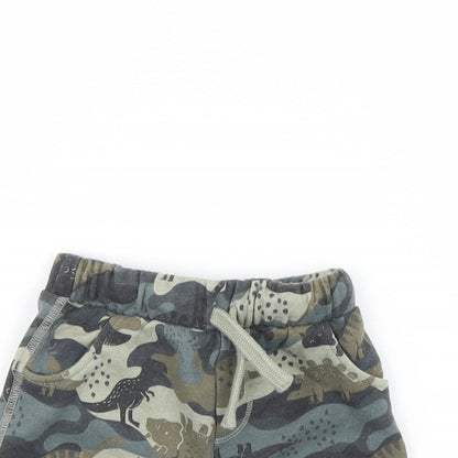 Fred & Flo Boys Multicoloured Camouflage  Cropped Trousers Size 3-6 Months