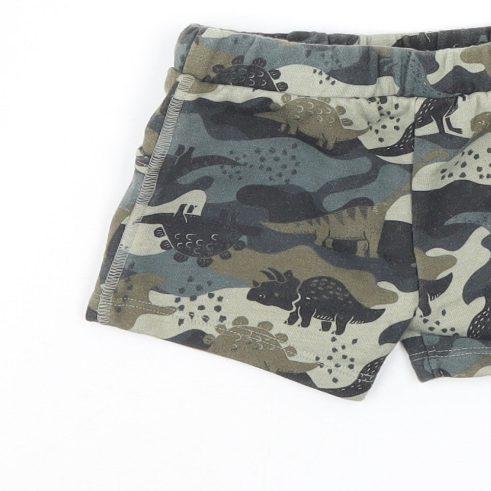 Fred & Flo Boys Multicoloured Camouflage  Cropped Trousers Size 3-6 Months