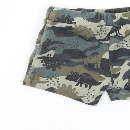 Fred & Flo Boys Multicoloured Camouflage  Cropped Trousers Size 3-6 Months
