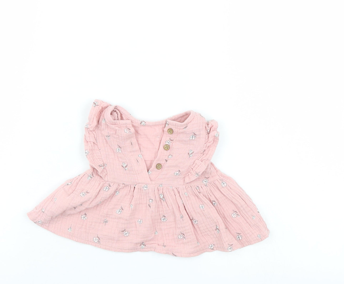 George Girls Pink Floral  A-Line  Size 0-3 Months