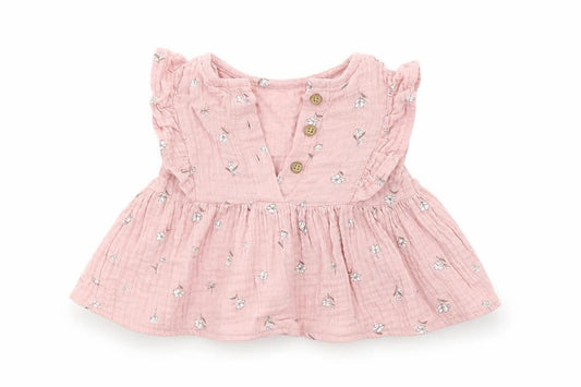 George Girls Pink Floral  A-Line  Size 0-3 Months