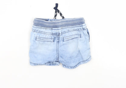F&F Boys Blue  Denim Cropped Jeans Size 3-6 Months