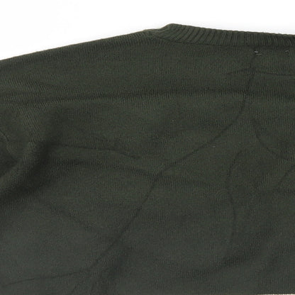 River Island Girls Green   Pullover Jumper Size 7-8 Years  - cropped