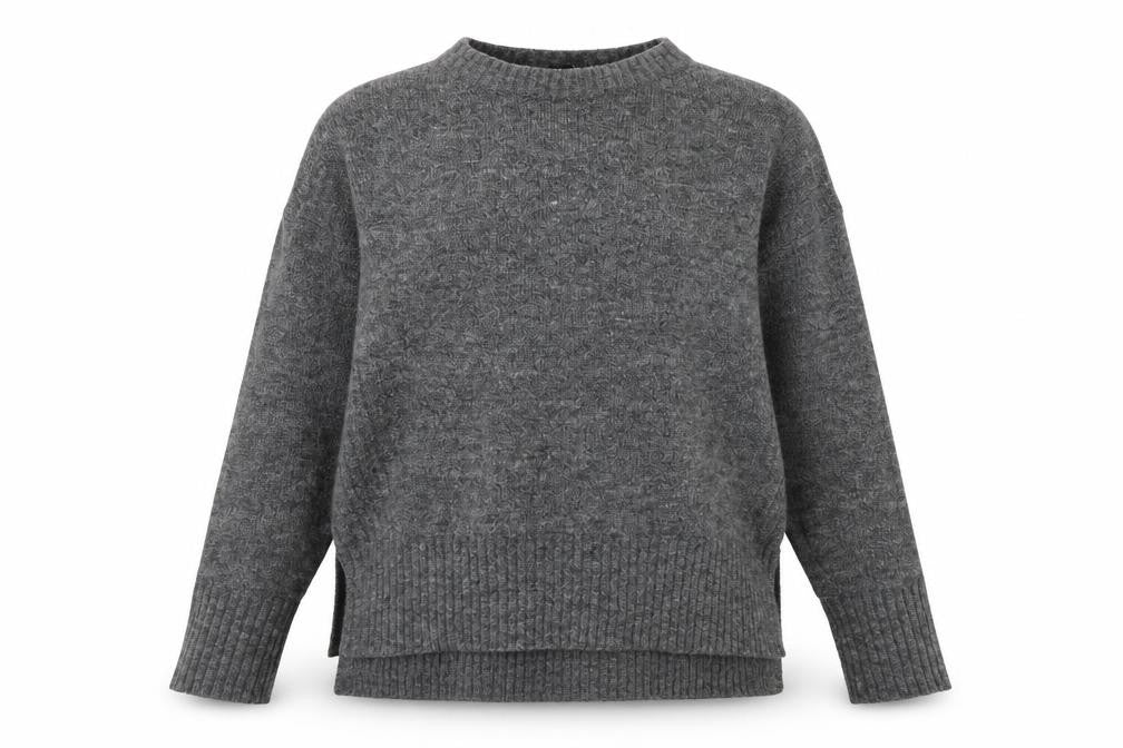 Womens UK Size S Divided Grey Pullover Jumper