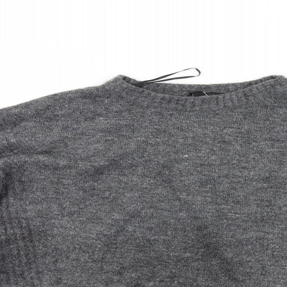 Womens UK Size S Divided Grey Pullover Jumper