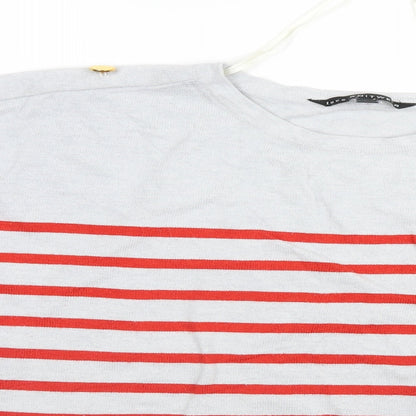 love knitwear Womens Multicoloured Striped  Pullover Jumper Size 20