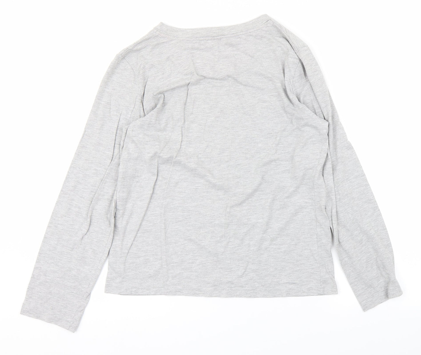 Primark Womens Grey   Babydoll Pyjama Top Size 10  - Minnie Mouse Christmas