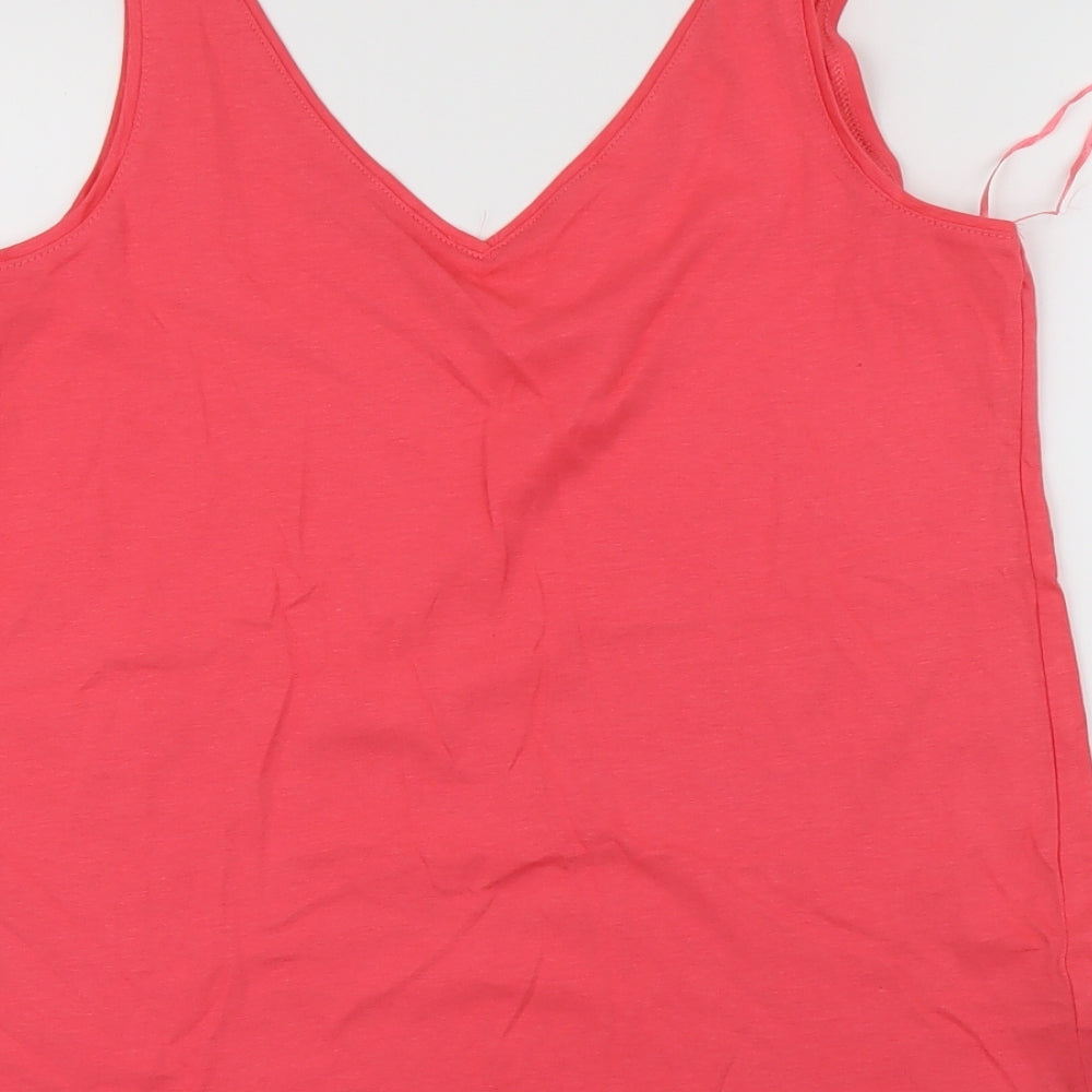 F&F Womens Pink   Basic T-Shirt Size 8