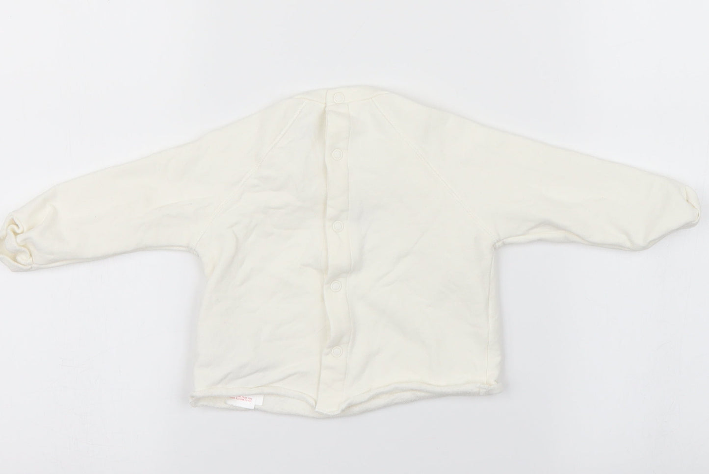River Island Girls White   Pullover Jumper Size 6-9 Months  - smile