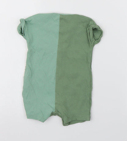 NEXT  Green Striped  Babygrow One-Piece Size 3-6 Months