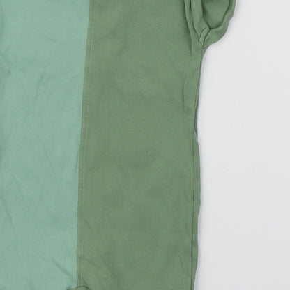 NEXT  Green Striped  Babygrow One-Piece Size 3-6 Months