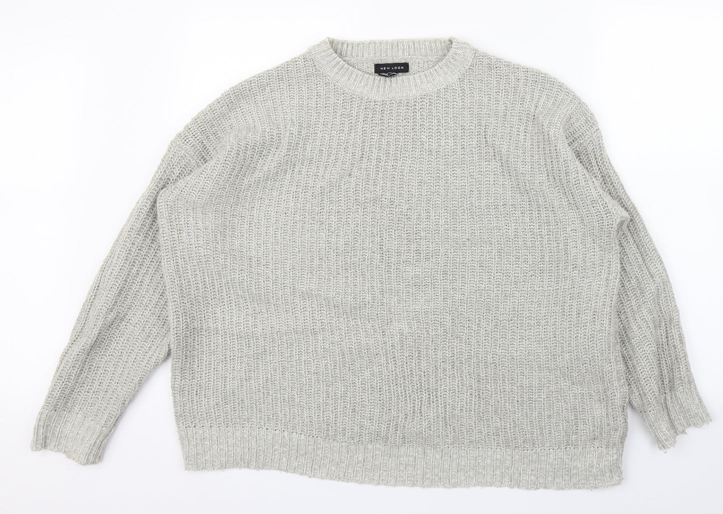 Womens UK Size M newlook Grey Pullover Jumper