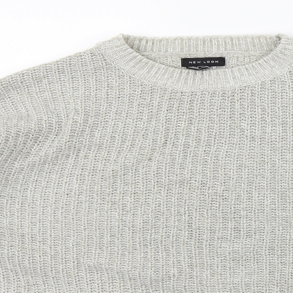 Womens UK Size M newlook Grey Pullover Jumper