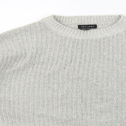 Womens UK Size M newlook Grey Pullover Jumper