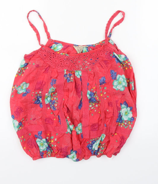 Womens UK Size 10 H&M Pink Basic Blouse