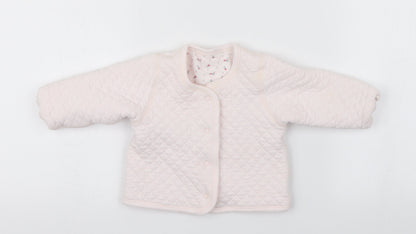 Preworn  Pink   Jacket  Size 3-6 Months