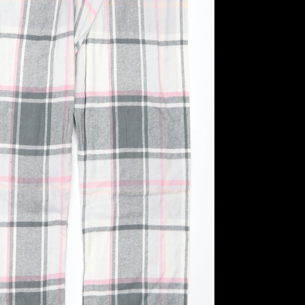 Womens UK Size M Preworn Regular Fit  Grey Trousers
