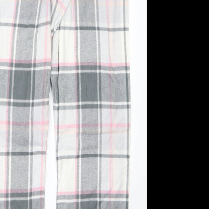 Womens UK Size M Preworn Regular Fit  Grey Trousers