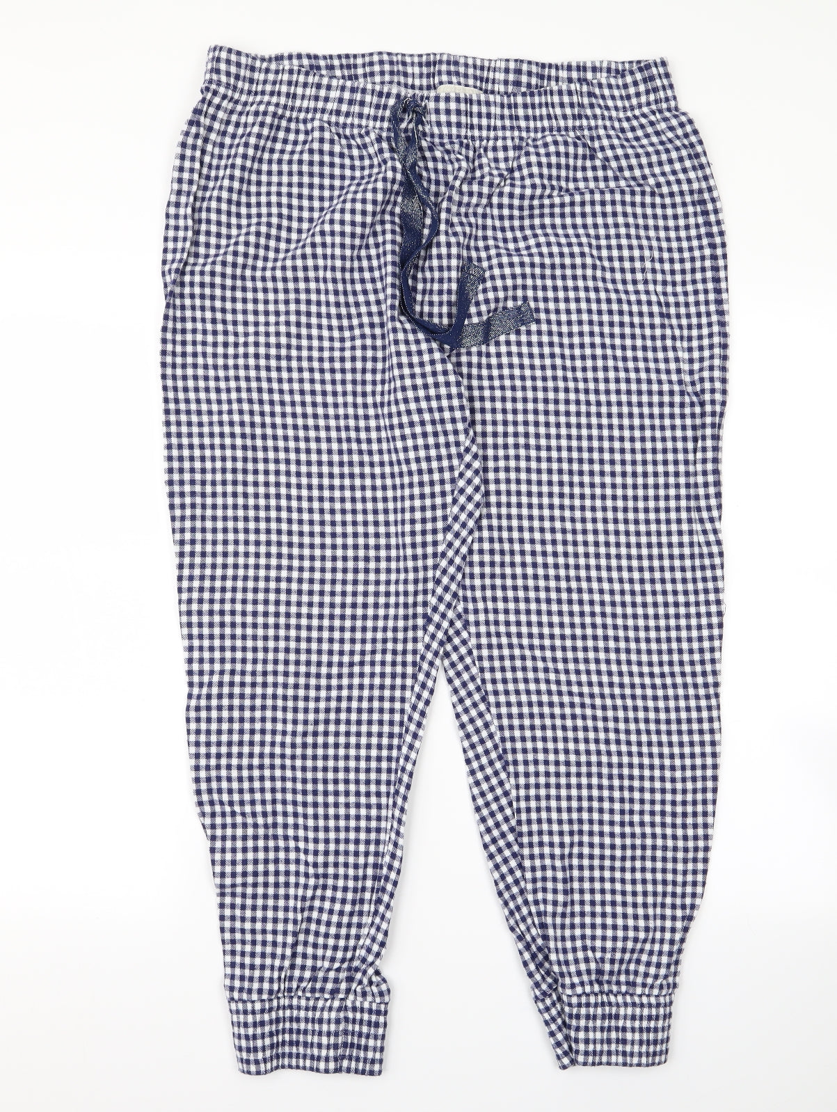 Womens UK Size M Preworn Regular Fit  Blue Trousers