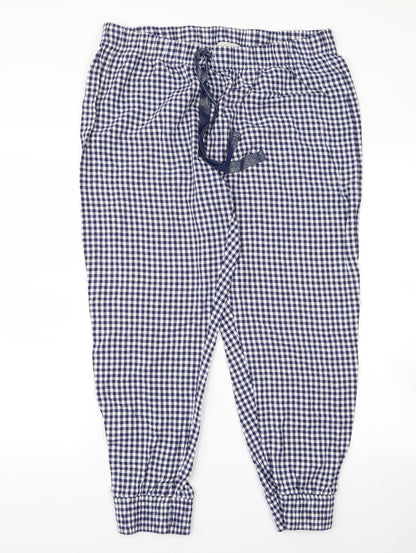 Womens UK Size M Preworn Regular Fit  Blue Trousers