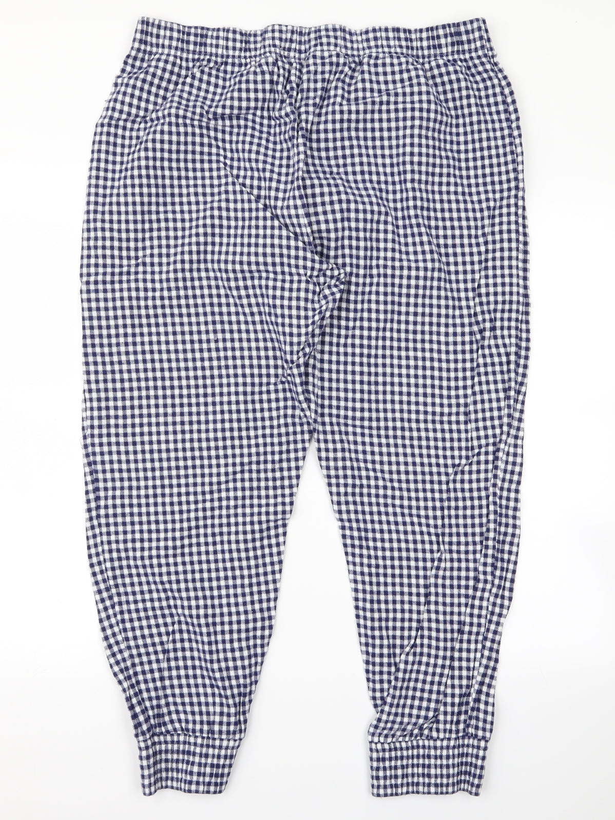 Womens UK Size M Preworn Regular Fit  Blue Trousers