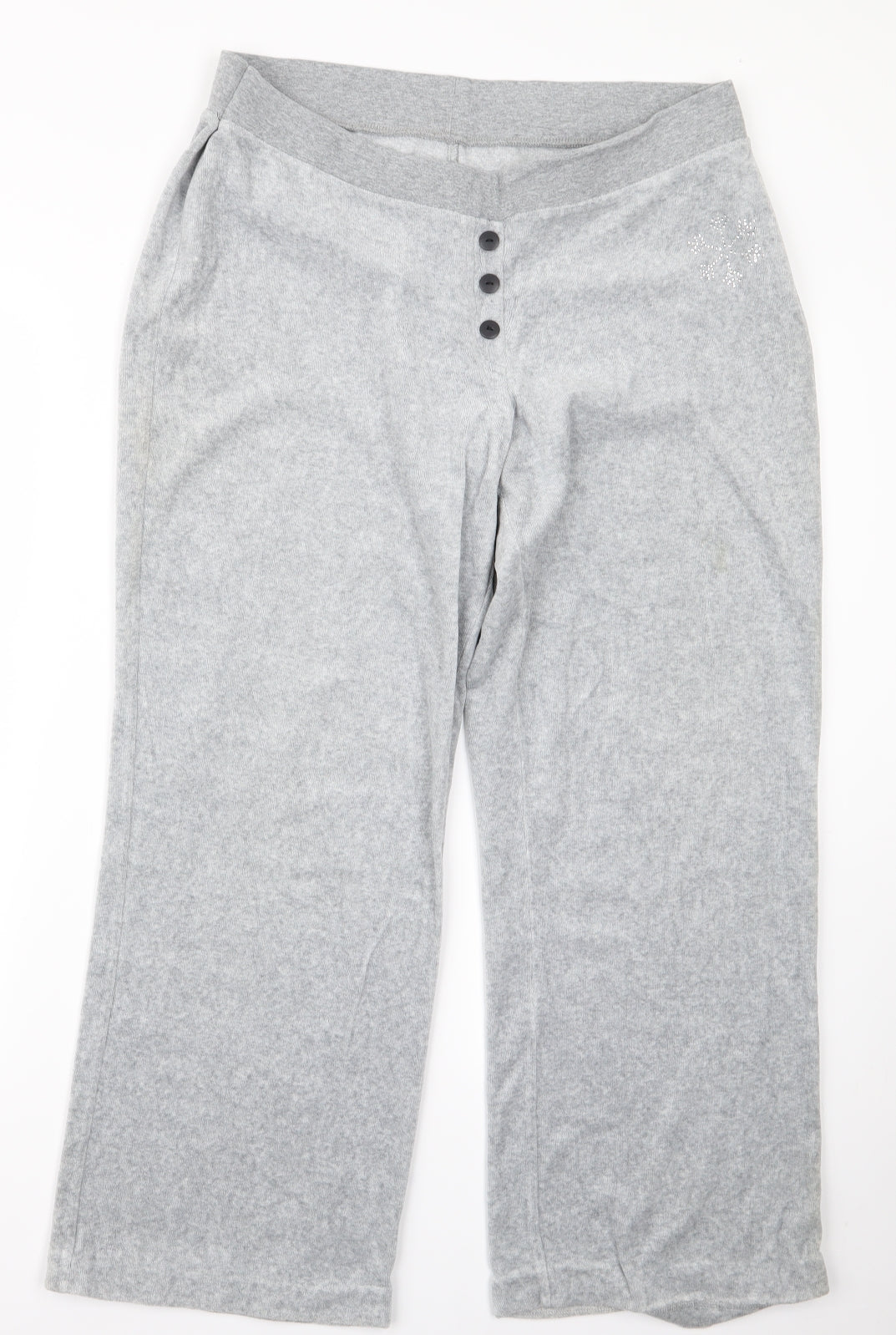 Womens UK Size 16 Preworn Regular Fit  Grey Trousers
