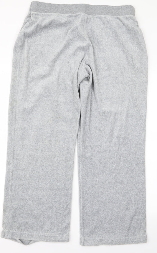 Womens UK Size 16 Preworn Regular Fit  Grey Trousers