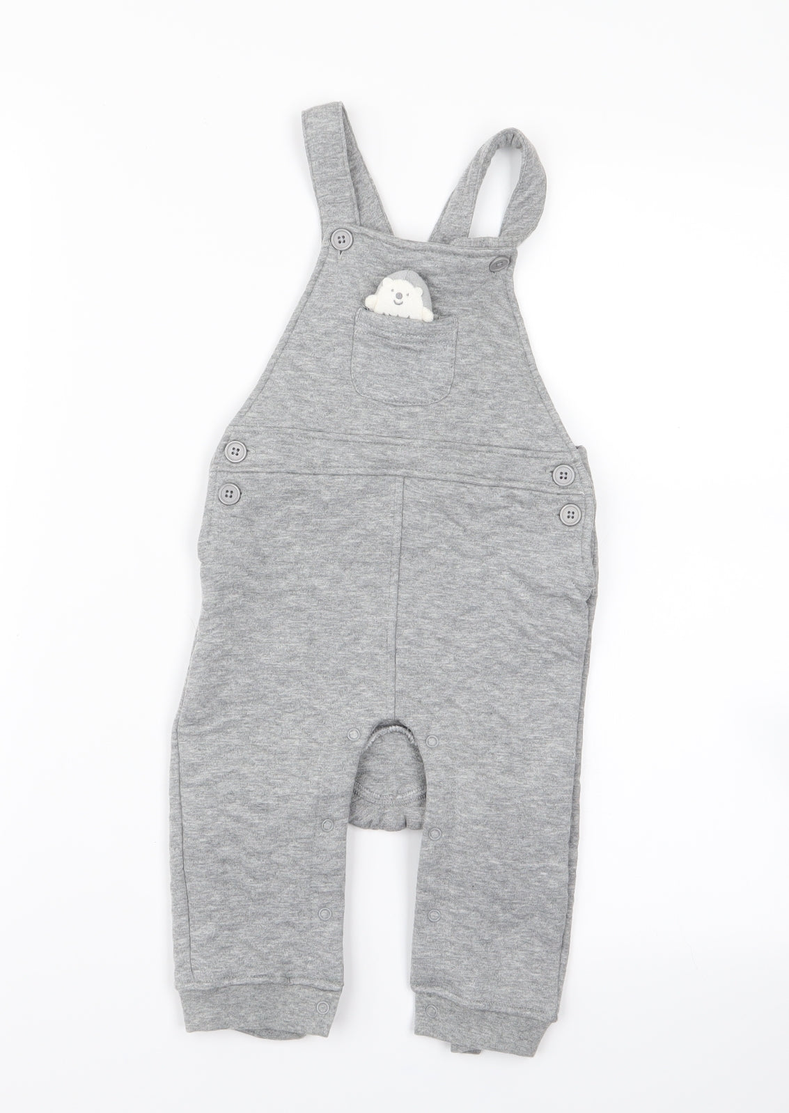 Preworn Baby Grey   Skirt One-Piece Size 12 Months